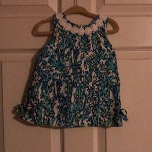 Lilly Pulitzer dress with matching bloomers.